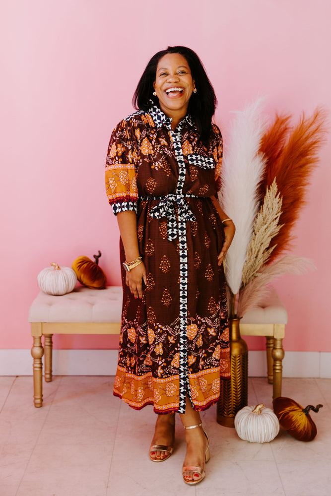 Thinking About You Midi Dress