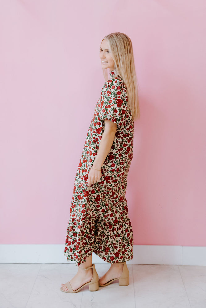 Never Let Go Midi Dress