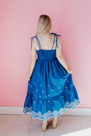 Thinking Of Summer Midi Dress
