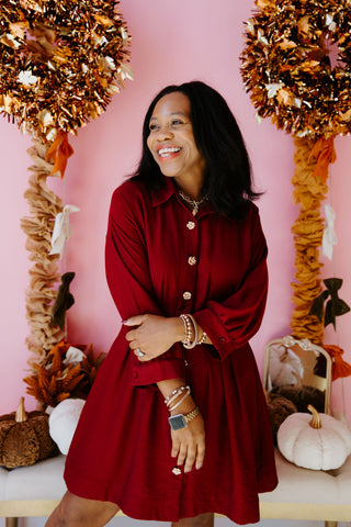 Garnet Glam Dress