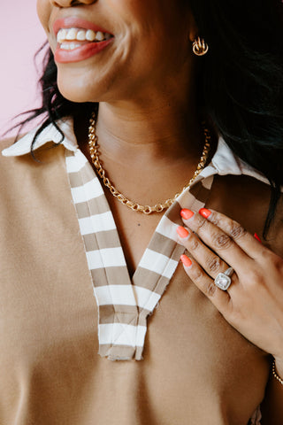 Triple Link Necklace