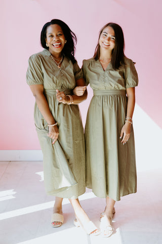 Naturally Chic Midi Dress