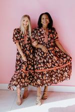 Falling Into Florals Midi Dress