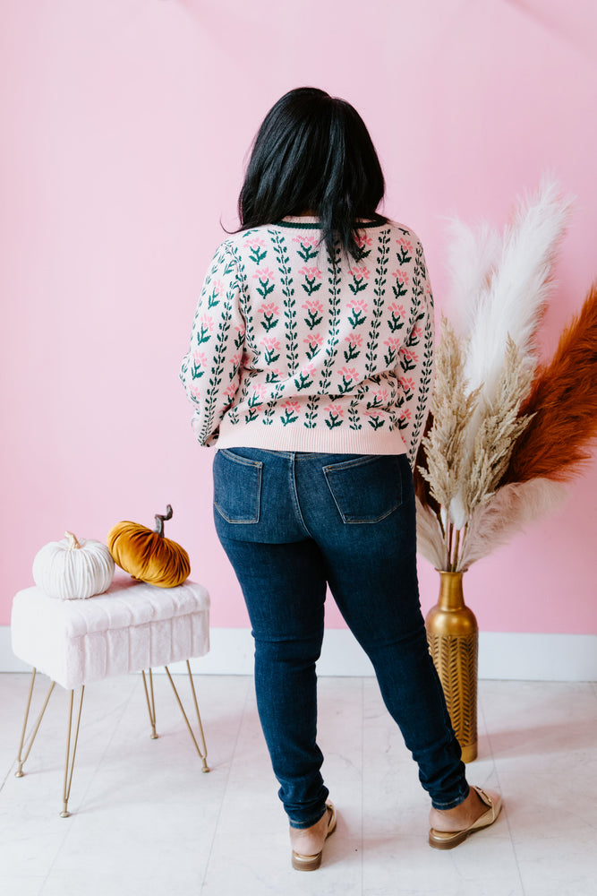 Falling into Petals Cardigan