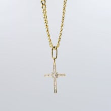 Elegant Cross Gold Necklace