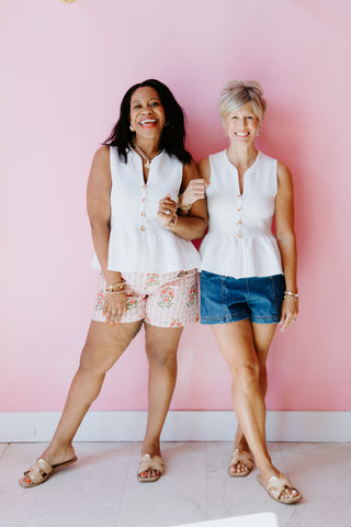Chic To Be Crisp Top