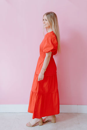 Always Happy Midi Dress