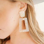 Kennedy Earring - Gold Confetti