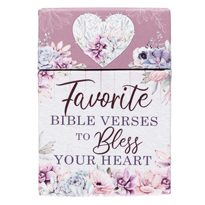 
            
                Load image into Gallery viewer, Favorite Bible Verses to Bless Your Heart Box of Blessings
            
        