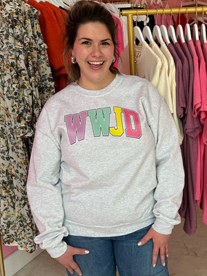 
            
                Load image into Gallery viewer, WWJD Sweater
            
        