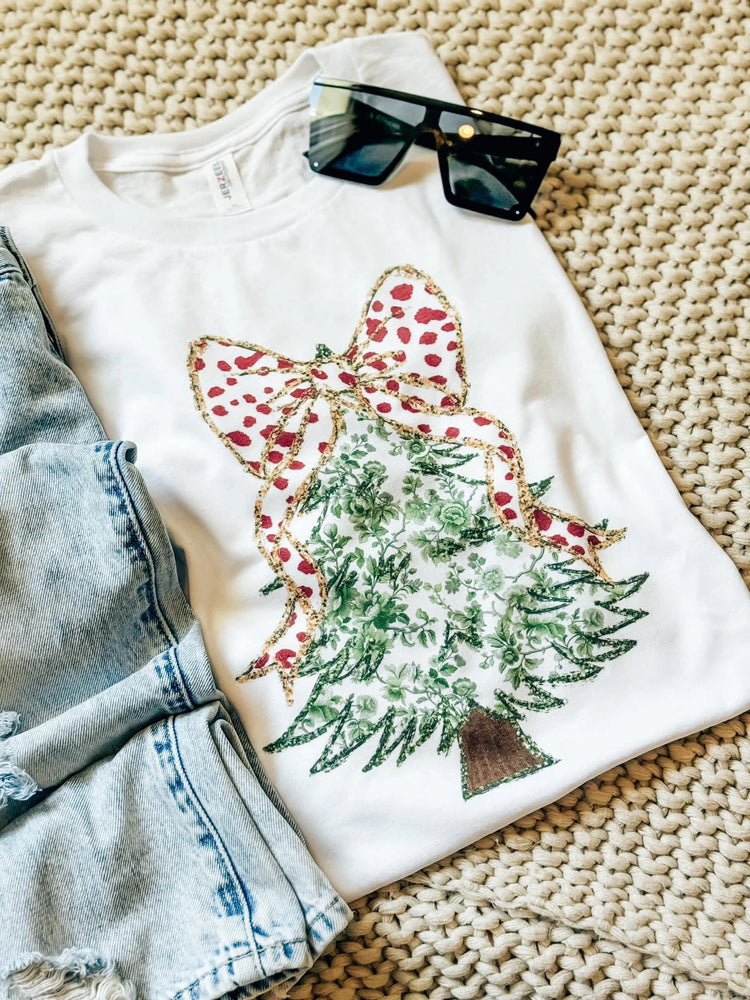 Floral Christmas Tree Shirt