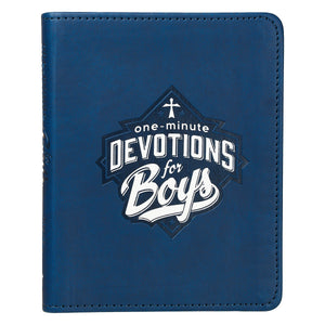 One-Minute Devotions for Boys - Faux Leather