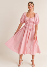 Enchanted Rose Midi Dress